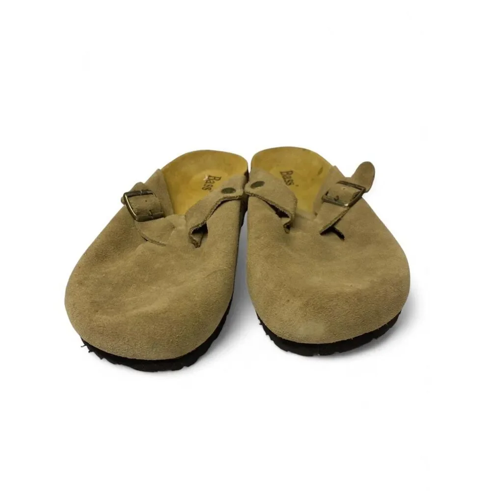 GH-Bass Festival Boho Indie Men's Leather Brown Clogs Size 11